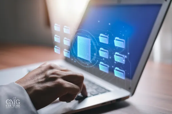 Visual guide on protecting data from cyberattacks, highlighting key web development components for 2025