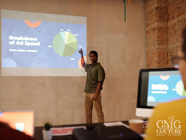 Presenter explaining measurable streaming and connected TV ad performance